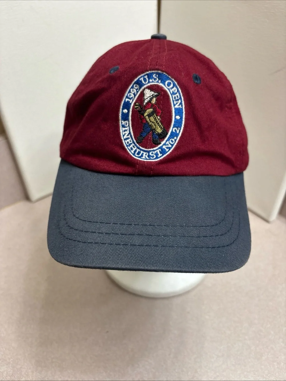 Vintage 1999 US Open Golf Cap Hat Pinehurst No. 2 Made In USA Adjustable Strap